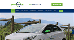 Desktop Screenshot of greensharecar.com.au